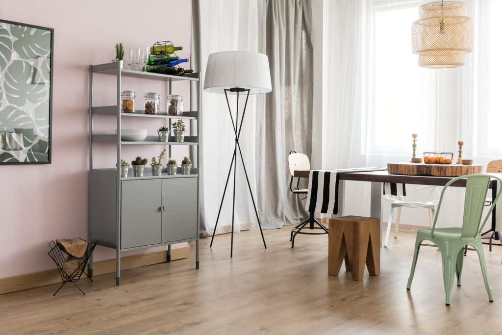 Stylish dining area with minimalist decor, representing trends in Australia’s short-term rental market.