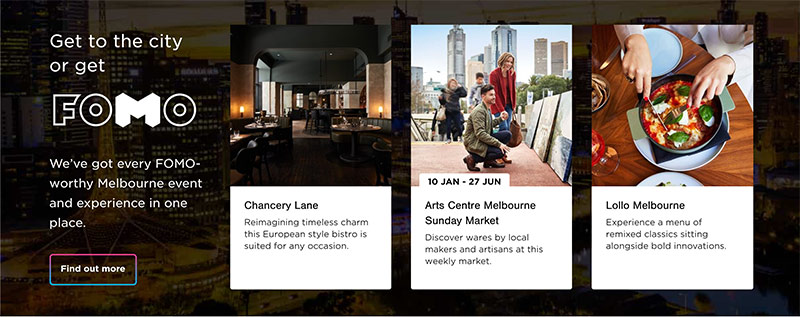 FOMO Fridays in Melbourne!